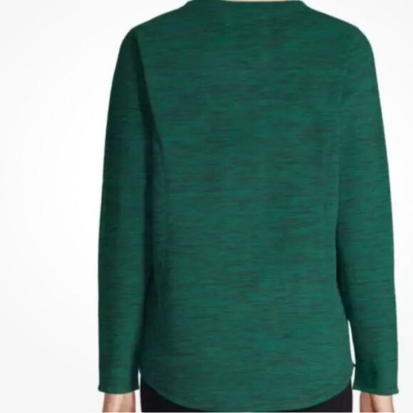 St. Johns Bay XXL Green Long Sleeve V-Neck Top - Picture 2 of 5